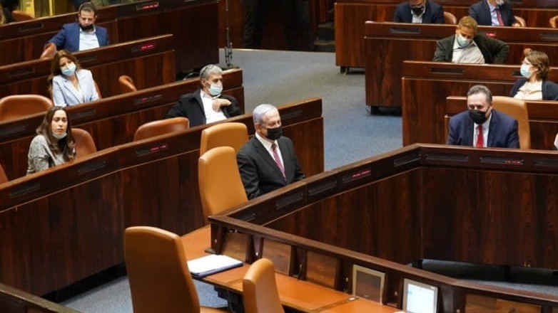 נתניהו באולם הכנסת