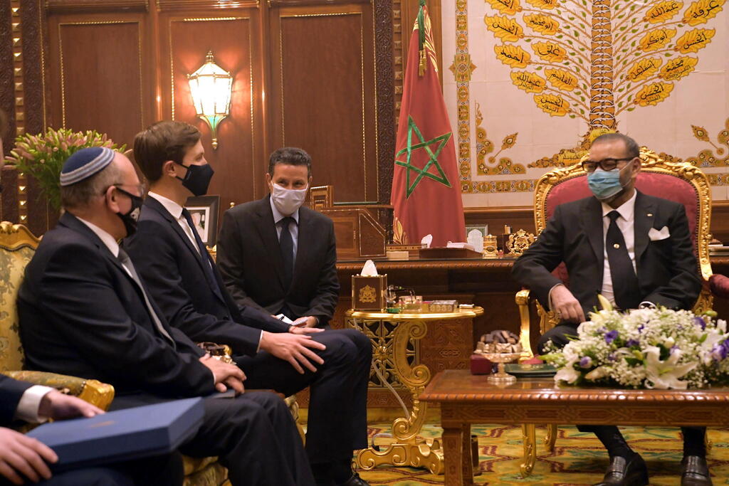 פגישת מאיר בן שבת וג'ארד קושנר עם מלך מרוקו מוחמד השישי