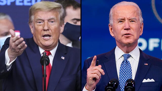 U.S. President Joe Biden and his predecessor Donald Trump (Photo: ABACAPRESS, AFP) דונלד טראמפ וג'ו ביידן