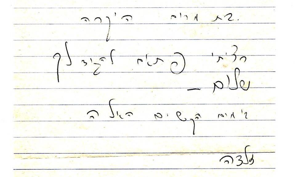 הפתקים של זלדה