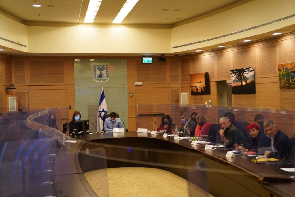 The Knesset Education Committee meeting on Sunday (Photo: The Knesset) ועדת החינוך והספורט