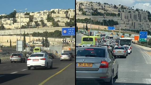 לעומת הסגר השני, הפעם אין בירושלים מחסום (צילום: גיל יוחנן) לעומת הסגר השני, הפעם אין בירושלים מחסום
