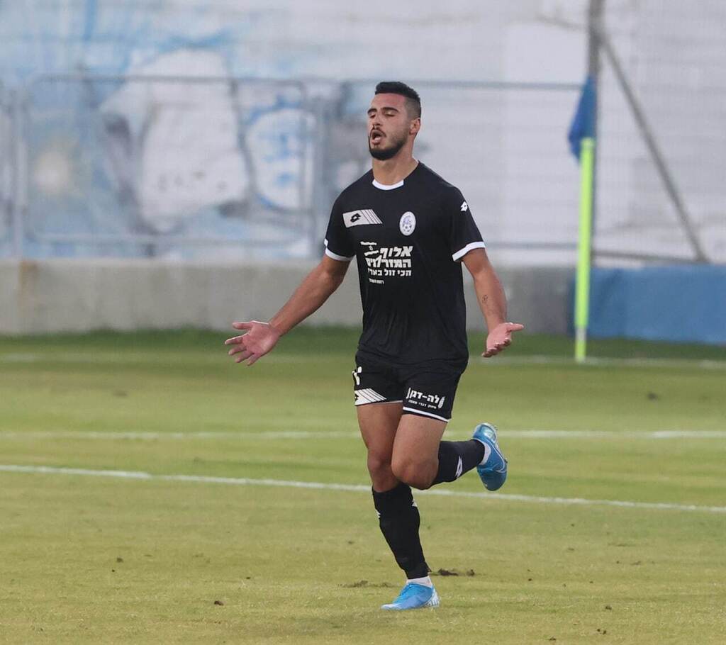 שער אחד הספיק. מוחמד חטיב (צילום: אורן אהרוני) מוחמד חטיב