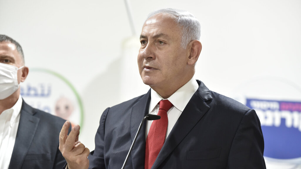 "בואו נעשה מאמץ אחרון". נתניהו (צילום: חסן שעלאן) בנימין נתניהו על לקראת הבחירות פונה למגזר הערבי: "אני רוצה תמיכה שלכם, חד משמעית"