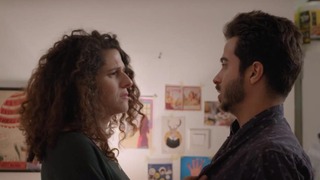 נועה קולר ואיתי תורג'מן בחזרות