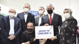 אחמד ג'בארין המתחסן המיליון לצד בנימין נתניהו ויולי אדלשטיין