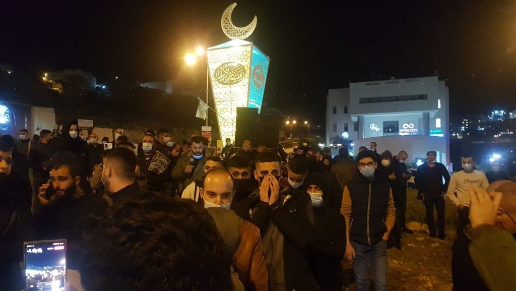 הפגנה באום אל פחם נגד האלימות בחברה הערבית הפגנה נגד אלימות באום אל פחם