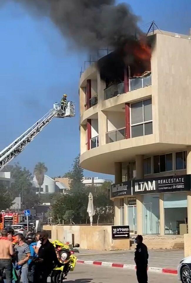 ביתה של נוי קרקו עולה באש (צילום: אינסטגרם) ביתה של נוי קרקו עולה באש