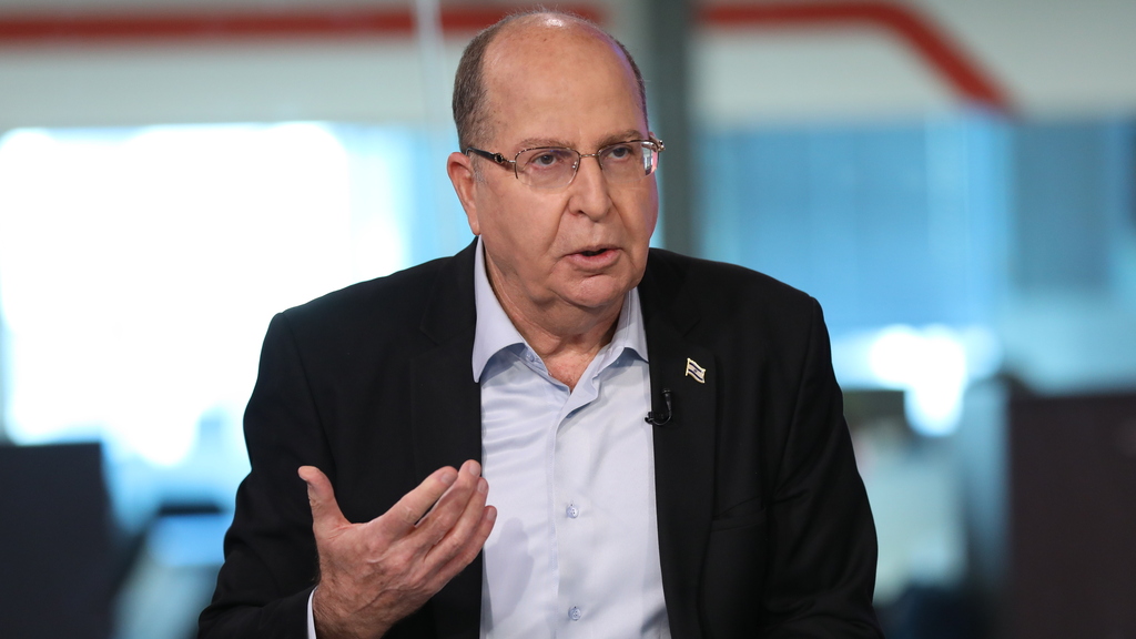 קורא לגנץ לרדת מהבמה, אך מסרב להגיד אם יעשה זאת בעצמו. יעלון (צילום: הדר יואביאן) משה יעלון