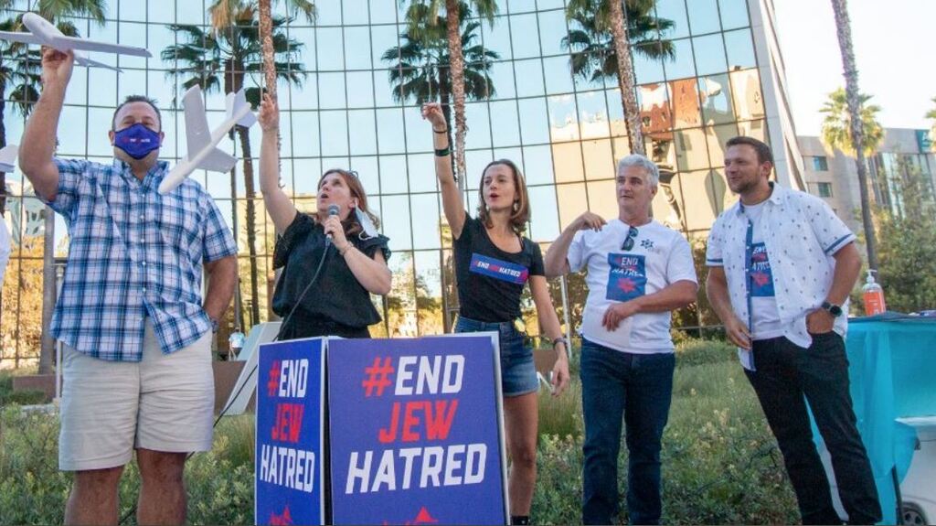 End Jew Hatred activists