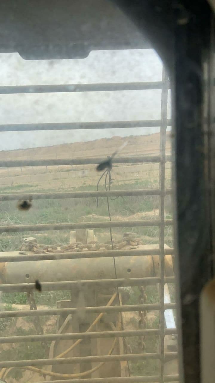 קליעים פגעו בדחפור צה"לי ירי לעבר כלי הנדסי שעבד בסמוך לגדר המערכת בגבול עזה