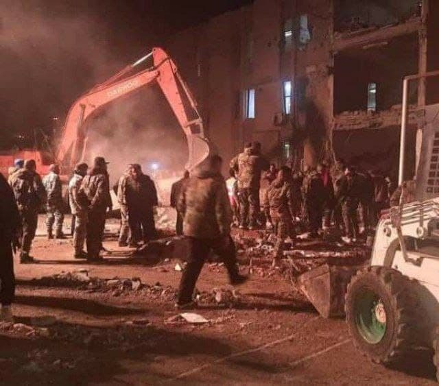 הרס בסוריה לאחר התקיפה המיוחסת לישראל תמונות מהתקיפה הישראלית בסוריה