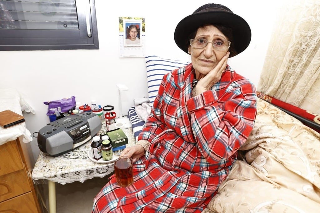 Yafa Simhon (Photo: Gabi Kablo) ניצולת השואה יפה שמחון