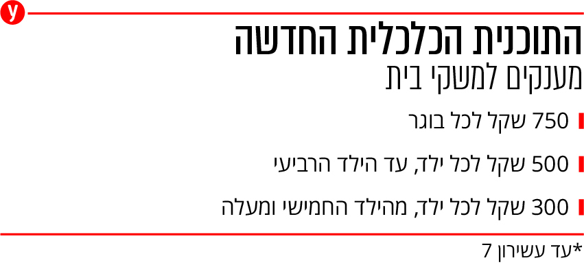 אינפו תוכנית כלכלית מענק מענקים בנימין נתניהו ישראל כץ