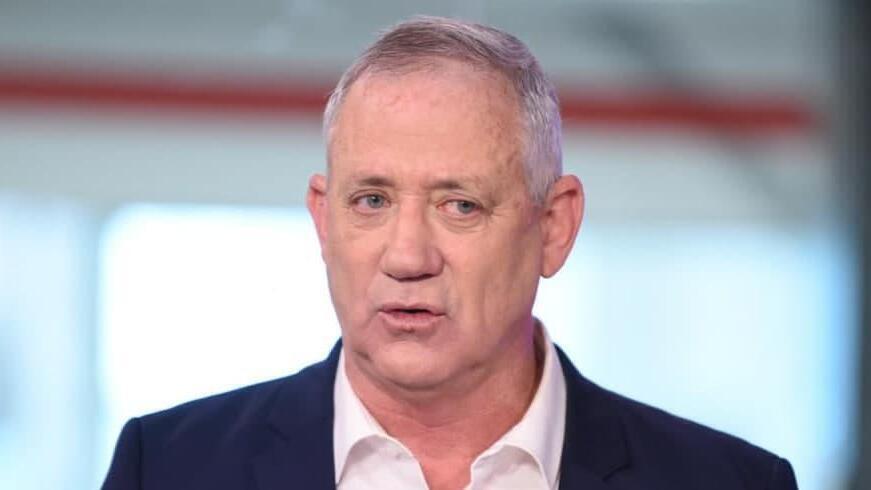 בני גנץ שר הביטחון כחול לבן ריאיון אולפן ראיון 