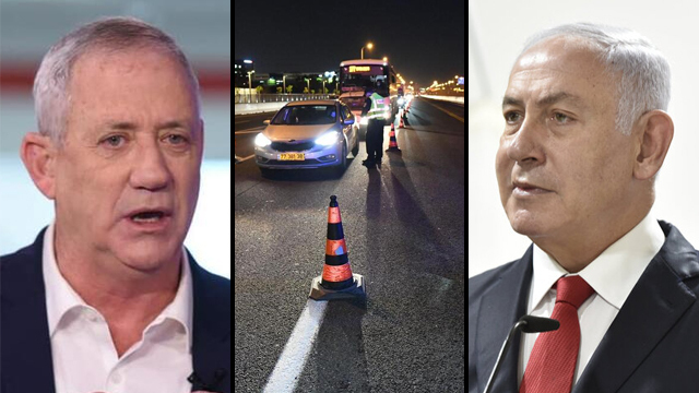 בנימין נתניהו ובני גנץ 