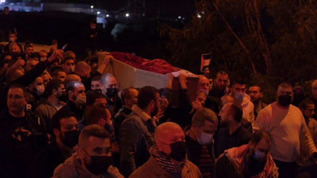 צילום: פאדי אמון הפגנה בטמרה נגד מותו של הסטודנט הערבי אחמד חג'אזי