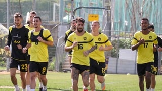 השחקנים באימון