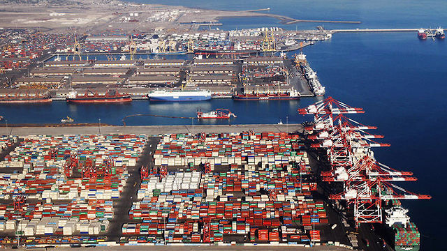 The Shahid Rajaee port facility near the Iranian coastal city of Bandar Abbas 