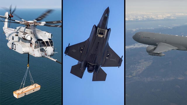 Israel is arming up with the CH-53K King Stallion helicopter, Lockheed Martin F-35 fighter jet, and Boeing KC-46 Pegasus military aircraft (Photo: AFP, Boeing) KC-46 , F-35, סופר יסעור