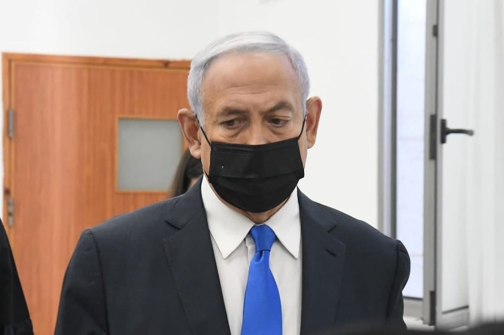 Prime Minister Benjamin Netanyahu at the Jerusalem District Court (Photo: Reuven Castro) בנימין נתניהו