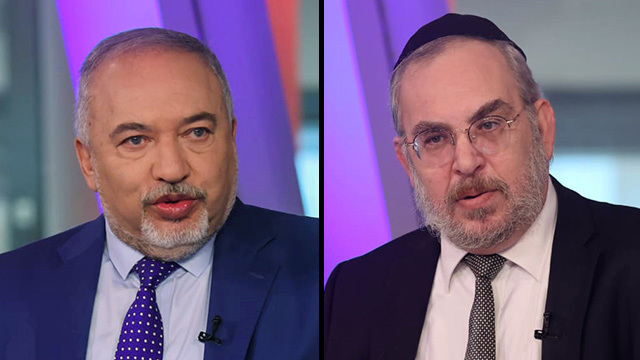 יעקב אשר ואביגדור ליברמן באולפן ynet
