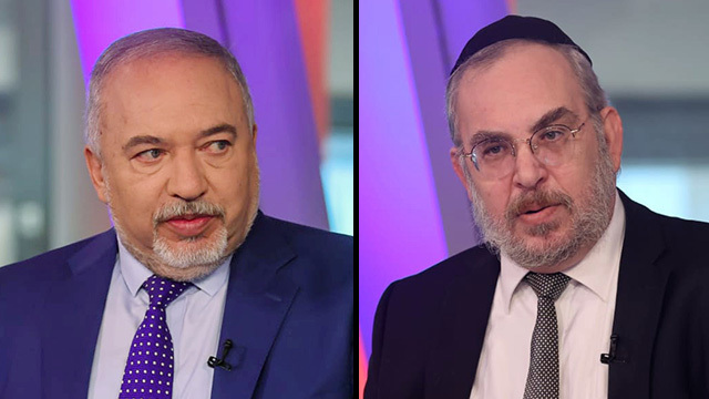 יעקב אשר ואביגדור ליברמן באולפן ynet
