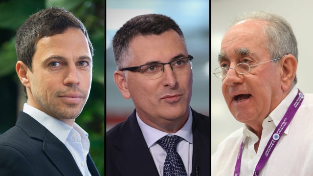 אלפרד אקירוב, יגאל (מארק) שיינברג וגדעון סער
