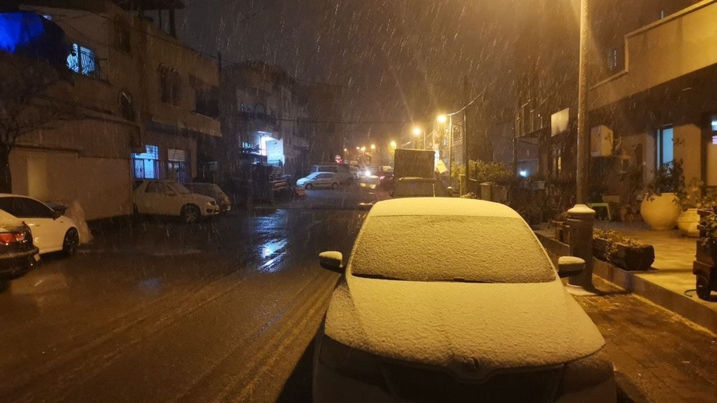 שלג במג'דל שמס