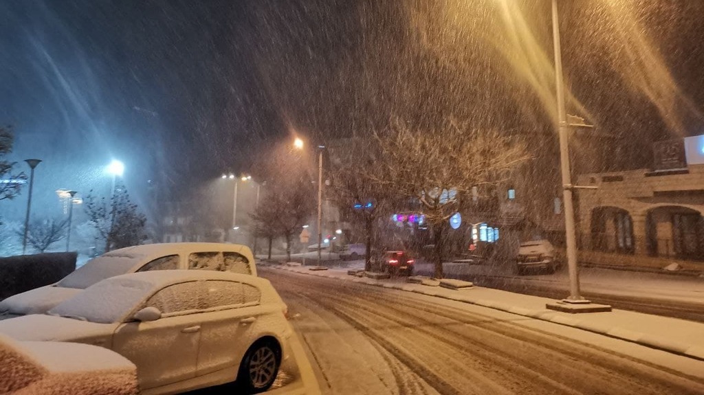 שלג במג'דל שמס
