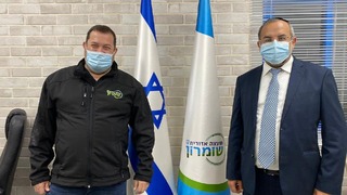  השר לשרותי דת יעקב אביטן  ראש המועצה האזורית שומרון יוסי דגן