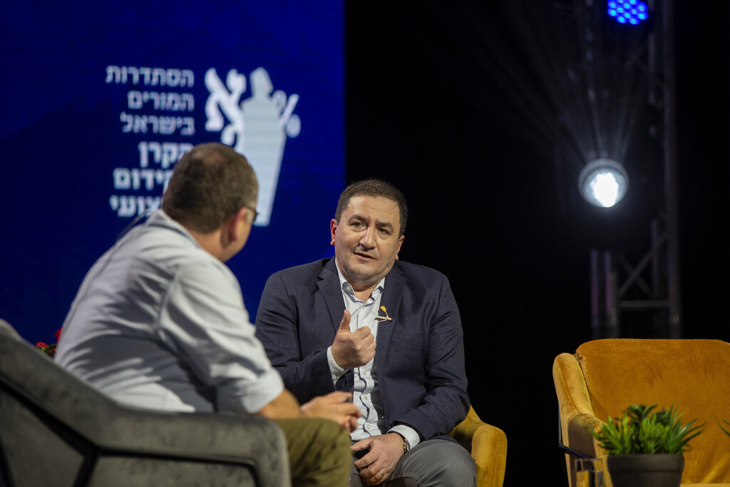 מנכ"ל לובינסקי דני שביט (צילום: עמית שאבי) אודי עציון ודני שביט
