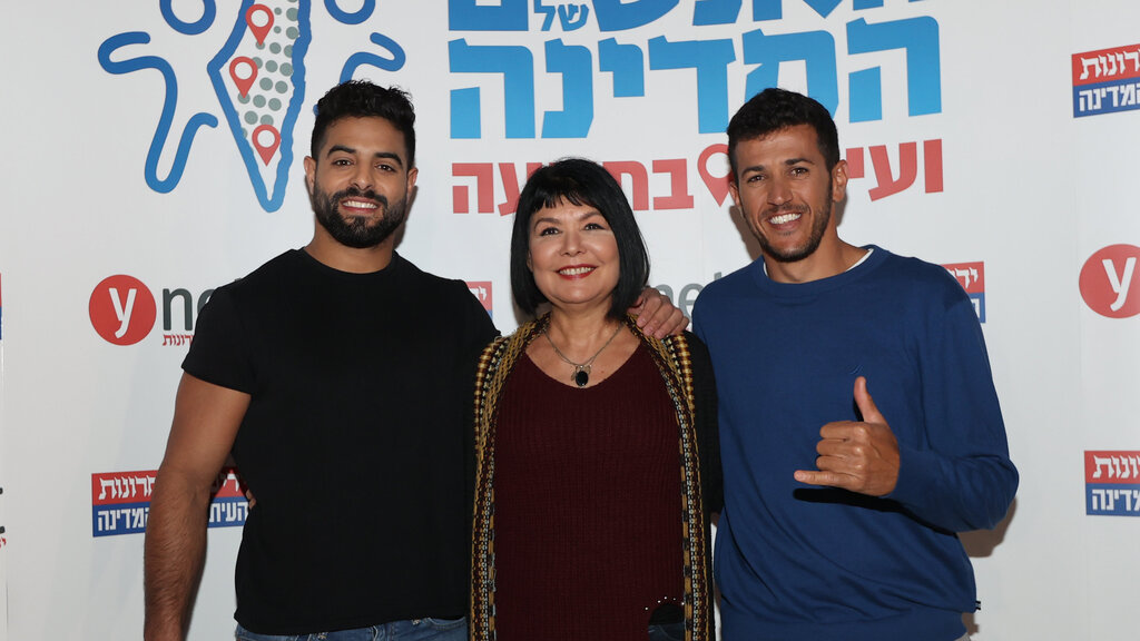 שחר צוברי, אירה ויגדורצ'יק ושגיא מוקי (צילום: אורן אהרוני) ועידת ידיעות אחרונות ו - ynet בנייני האומה ירושלים 2021