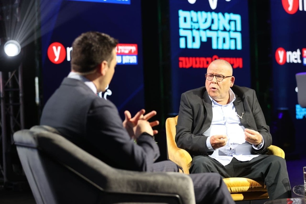 יו"ר ההסתדרות ארנון בר-דוד (צילום: אלכס קולומויסקי) ועידת ידיעות אחרונות ו - ynet בנייני האומה ירושלים 2021
