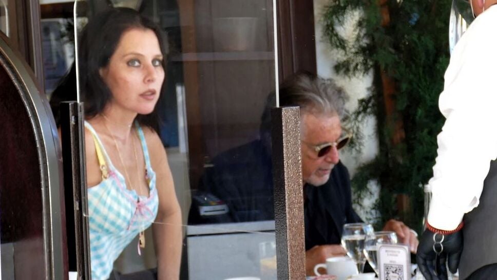 Al Pacino (R) with Israeli actress Meital Dohan (Photo: Mega) מיטל דוהן אל פצ'ינו