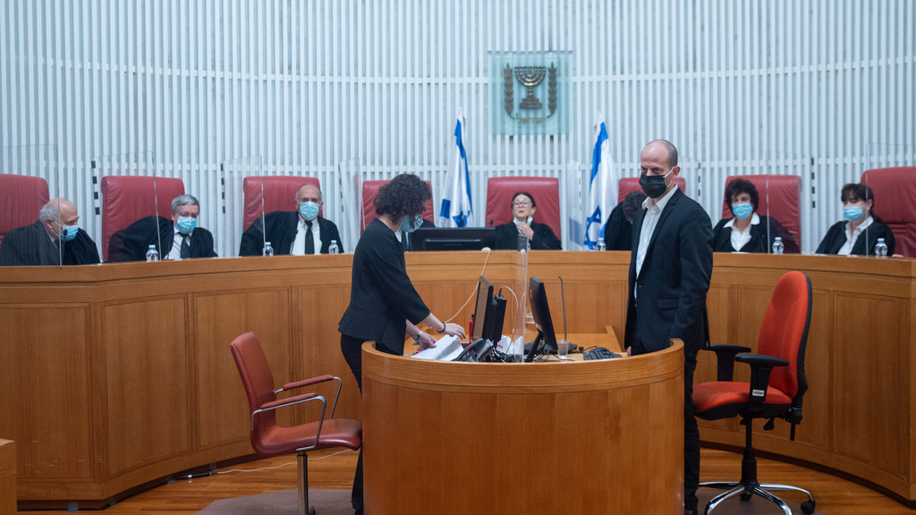 צילום: שלו שלום דיון עתירה נגד החלטת ועדת הבחירות לפסול את אבתיסאם מראענה