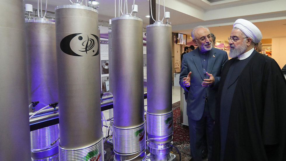 Iranian President Hassan Rouhani visits one of the country's nuclear sites 