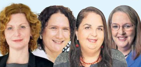 ד"ר שרית אבישי אלינר, ד"ר רויטל לוי חברוני בר אושר, ד"ר תמר אלרם וד"ר ענת אנגל