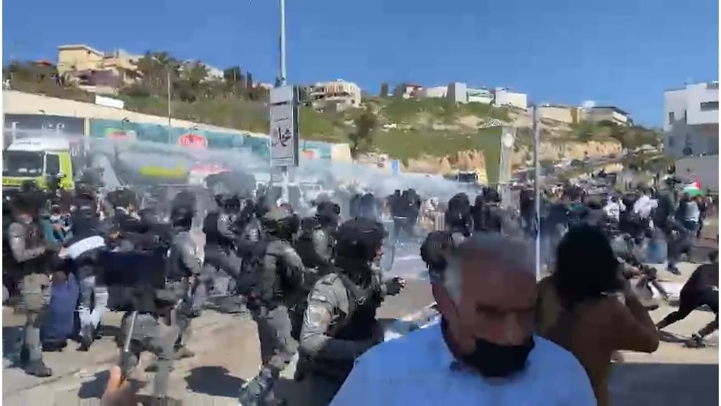 ההפגנות והעימותים עם המשטרה באום אל פחם