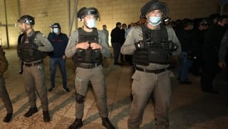 ההפגנה מול בית המשפט השלום בחיפה