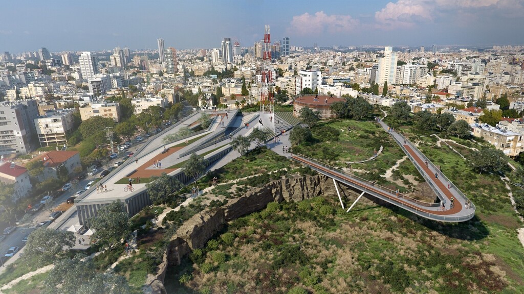 הפרויקט הזוכה בפרס הראשון בתחרות האדריכלים: שיקום ושימור הטבע (הדמיה: רימוק אדריכלים) קוזלובסקי מקום ראשון