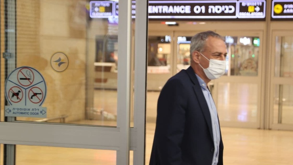 הפרויקטור בביקור בנתב"ג לקראת תחילת פיילוט האזיק (צילום: מוטי קמחי) נחמן אש