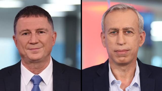 פרופ' נחמן אש ושר הבריאות יולי אדלשטיין (צילום: הדר יואביאן, קובי קואנקס) צילום: הדר יואביאן, קובי קואנקס