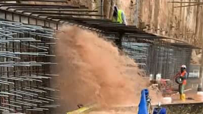מי תהום פרצו לאתר "ביונד" של תדהר הנמצא בשלבי בנייה ראשונים בגבעתיים