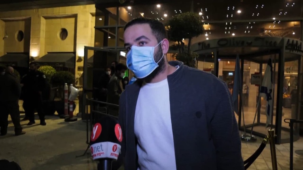"חיכיתי המון זמן לחזור לישראל". מחמוד (צילום: אלי מנדלבאום) מחמוד