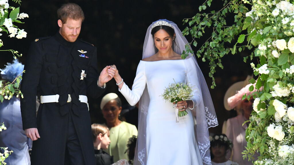 מייגן מרקל והנסיך הארי בחתונתם, 2018