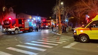 זירת האירוע. המשטרה פתחה בחקירה
