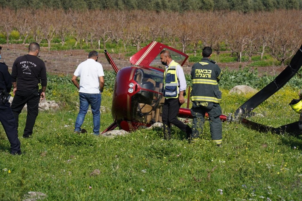 התרסקות מסוק קל ב אזור טובא זנגרייה
