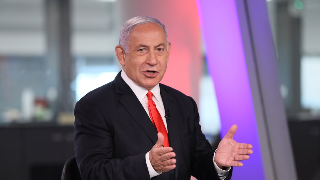 נתניהו. "ברגע ששודר סרטון איום - נודעה השיחה?" (צילום: הדר יואביאן) בנימין נתניהו