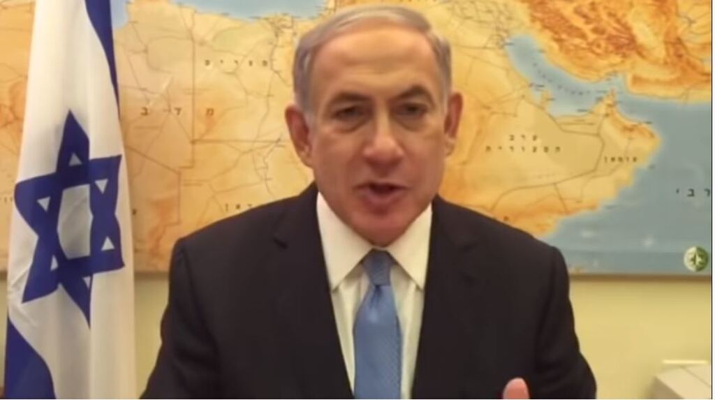 Netanyahu urges  Likud supporters to vote, saying  Arabs are being bussed to polls during the 2015 elections 